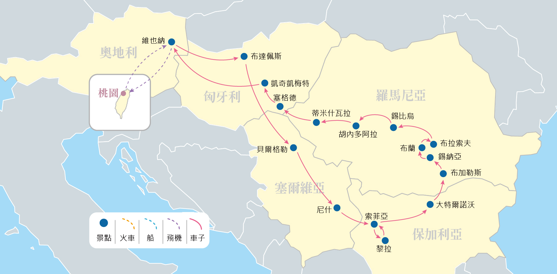 行程地圖